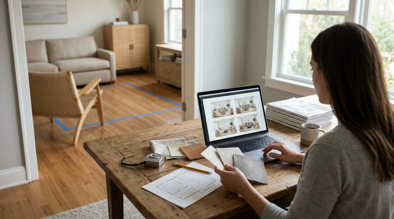 AI Interior Design Workflow: Visualize & Plan Any Room